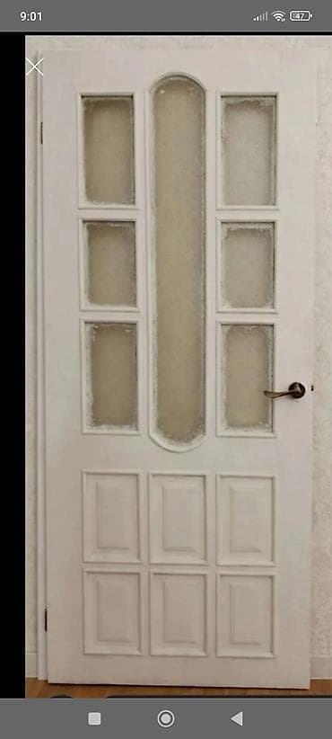 Ağ rəngli daxili otaq qapısı4 ədəd.biri 10 m - Material: taxta lalafo.az -da Ağ rəngli daxili otaq qapısı4 ədəd.biri 10 m - Material: taxta