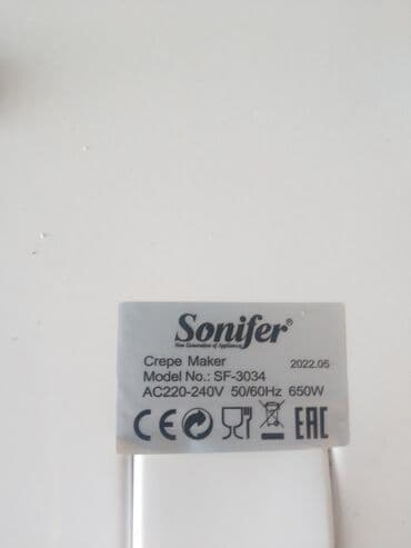Blinçik aparatları: Sonifer brendinin SF-3034 model nömrəli, 650 Vt gücündə elektrikli lalafo.az -da — 3 Blinçik aparatları: Sonifer brendinin SF-3034 model nömrəli, 650 Vt gücündə elektrikli — 3