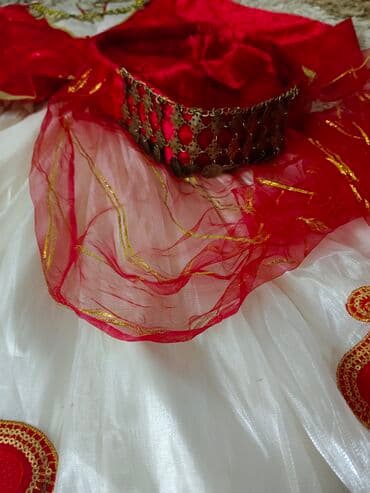 Национальные костюмы: Uşaq üçün milli rəqs geyimi dəsti - Rənglər: qırmızı-ağ, qızılı at lalafo.az — 2 Национальные костюмы: Uşaq üçün milli rəqs geyimi dəsti - Rənglər: qırmızı-ağ, qızılı — 2