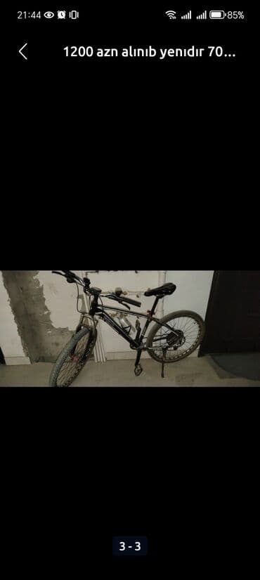 Dağ/şosse tərzində çoxfunksiyalı velosiped - Rəng: qara - Güclü lalafo.az -da Dağ/şosse tərzində çoxfunksiyalı velosiped - Rəng: qara - Güclü