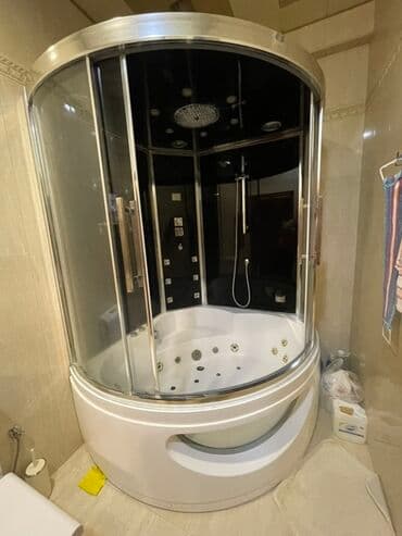 - Şüşə sürgülü qapılar, oval formalı dizayn - Akril vanna hissəsi lalafo.az -da - Şüşə sürgülü qapılar, oval formalı dizayn - Akril vanna hissəsi