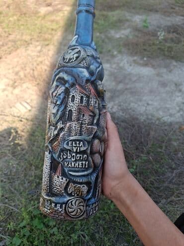 Gürcüstan temalı dekorativ şüşə butulka - Material: keramika/keramika lalafo.az -da Gürcüstan temalı dekorativ şüşə butulka - Material: keramika/keramika