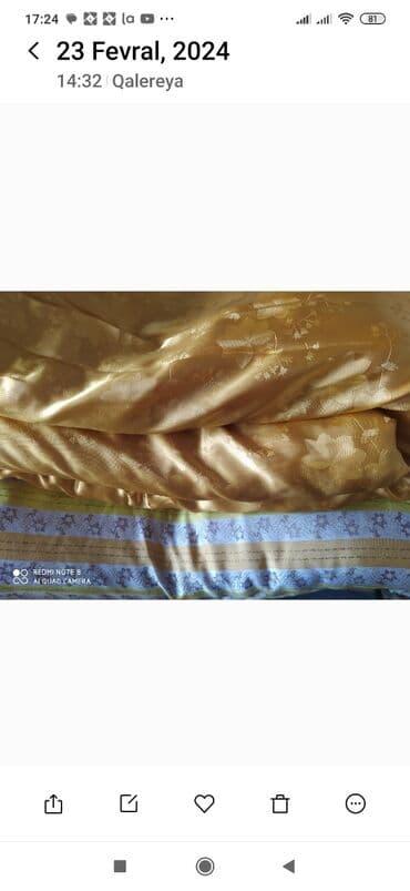 Təzə cehizlik yorğan .İki ədəddir.Təkadamlıq.Tamamilə təzə.İstifadə lalafo.az -da Təzə cehizlik yorğan .İki ədəddir.Təkadamlıq.Tamamilə təzə.İstifadə