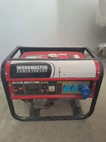 Workmaster BG-6500 benzinli generator - Güc: 5.0/5.5 kVt (etiketdə lalafo.az -da Workmaster BG-6500 benzinli generator - Güc: 5.0/5.5 kVt (etiketdə