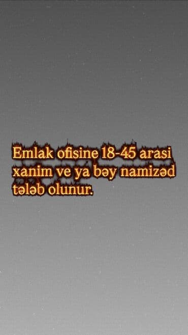Emlak ofisine Təcrübəli makler Axtarıriq . Ofis Mehemmedi dairəsində lalafo.az -da Emlak ofisine Təcrübəli makler Axtarıriq . Ofis Mehemmedi dairəsində