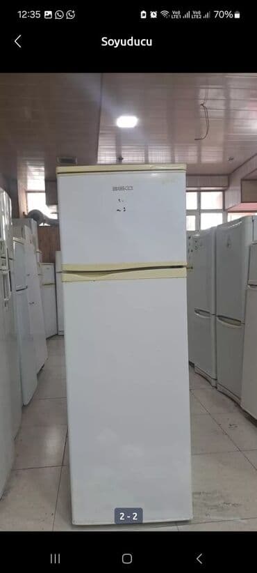 İşlənmiş 2 qapılı Beko Soyuducu Satılır, rəng - Ağ lalafo.az -da İşlənmiş 2 qapılı Beko Soyuducu Satılır, rəng - Ağ