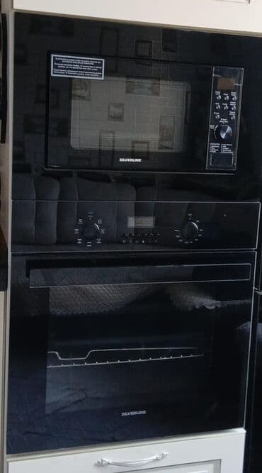 Микроволновка Silverline, Встраиваемая, цвет - Черный, Б/у at lalafo.az — 1 Микроволновка Silverline, Встраиваемая, цвет - Черный, Б/у — 1
