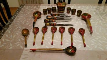 160 манат. хохлома 50-х годов. в отличном состоянии lalafo.az -da 160 манат. хохлома 50-х годов. в отличном состоянии