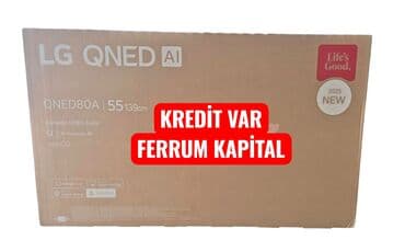 Yeni Televizor LG QNED 55" 4K (3840x2160), Pulsuz çatdırılma lalafo.az -da Yeni Televizor LG QNED 55" 4K (3840x2160), Pulsuz çatdırılma