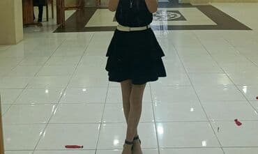 Qara qısa ətək - Rəng: qara - Dizayn: qısa ətəkli, qat-qat (ruffle) lalafo.az -da Qara qısa ətək - Rəng: qara - Dizayn: qısa ətəkli, qat-qat (ruffle)