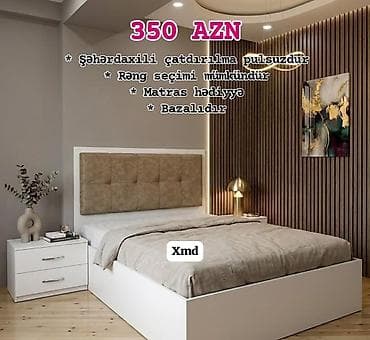 Məhsul: Yumşaq başlıqlı, bazalı iki nəfərlik çarpayı Xüsusiyyətlər: - lalafo.az -da Məhsul: Yumşaq başlıqlı, bazalı iki nəfərlik çarpayı Xüsusiyyətlər: -