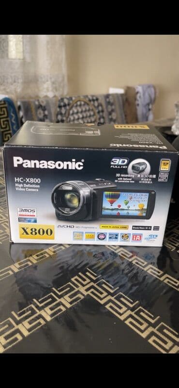 Panasonic HC-X800 videokamera (PAL, Black/Noir) - Model: HC-X800EE-K lalafo.az -da Panasonic HC-X800 videokamera (PAL, Black/Noir) - Model: HC-X800EE-K