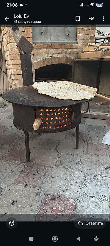 Lavaş bişirmək üçün peç həm odunla həm də qazla başqa ölçüləri də olur lalafo.az -da Lavaş bişirmək üçün peç həm odunla həm də qazla başqa ölçüləri də olur