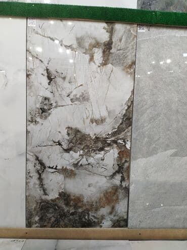 Böyük ölçülü keramika plitə – mərmər effektli - Dizayn: Ağ, boz və lalafo.az -da Böyük ölçülü keramika plitə – mərmər effektli - Dizayn: Ağ, boz və