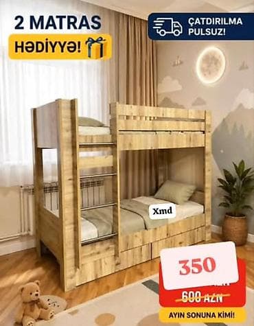 Oğlan və qız üçün, Çarpayı, Matras ilə, Siyirməli, Taxta lalafo.az -da Oğlan və qız üçün, Çarpayı, Matras ilə, Siyirməli, Taxta