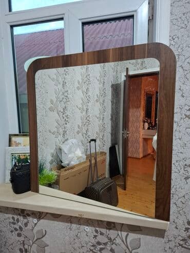 Güzgü Divar üçün, Düzbucaqlı, Sadə, Çərçivə ilə lalafo.az -da Güzgü Divar üçün, Düzbucaqlı, Sadə, Çərçivə ilə