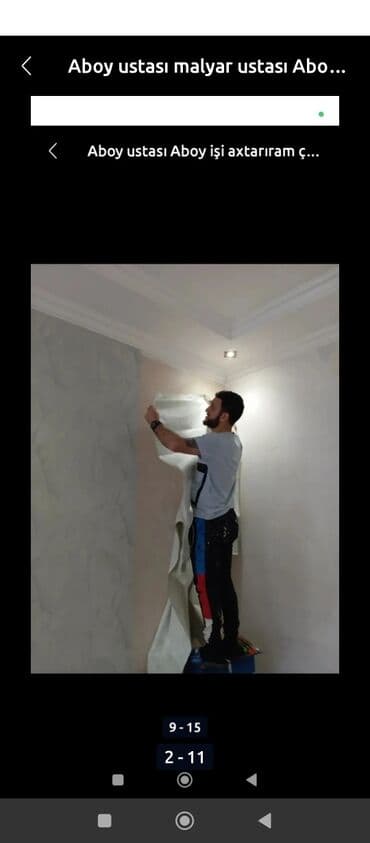 Потолочные работы: Malyar şpoklyovka divar kağızları ustası.emusiya .Aboy laminat işləri at lalafo.az — 7 Потолочные работы: Malyar şpoklyovka divar kağızları ustası.emusiya .Aboy laminat işləri — 7