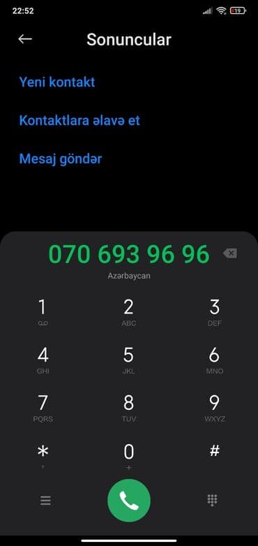 Nömrə: ( 070 ) ( 6939696 ) lalafo.az -da Nömrə: ( 070 ) ( 6939696 )