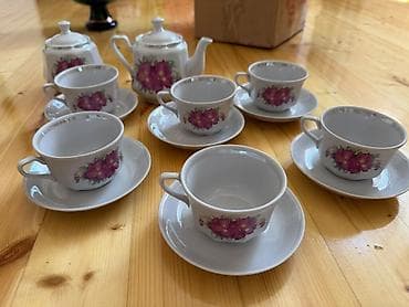 Çay dəsti, rəng - Ağ, Farfor lalafo.az -da Çay dəsti, rəng - Ağ, Farfor