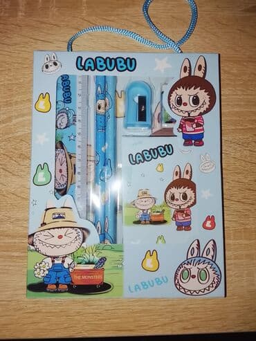 LABUBU temalı yazı dəsti Məzmun: - 2 ədəd LABUBU naxışlı qələm - 15 lalafo.az -da LABUBU temalı yazı dəsti Məzmun: - 2 ədəd LABUBU naxışlı qələm - 15