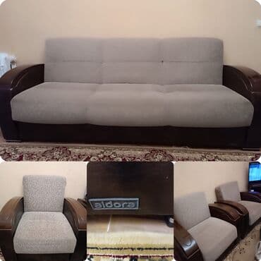 İşlənmiş, Divan, 2 kreslo, Bazalı, Açılan lalafo.az -da İşlənmiş, Divan, 2 kreslo, Bazalı, Açılan