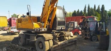 Автовышки: Hyundai markalı, 200W-7A model nömrəli sarı rəngli təkərli ekskavator at lalafo.az — 4 Автовышки: Hyundai markalı, 200W-7A model nömrəli sarı rəngli təkərli ekskavator — 4