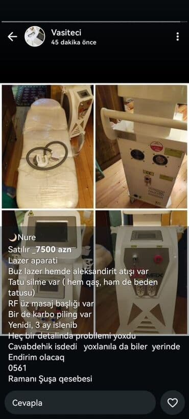 Epilyasiya üçün, Buz lazer, Zəmanətlə lalafo.az -da Epilyasiya üçün, Buz lazer, Zəmanətlə