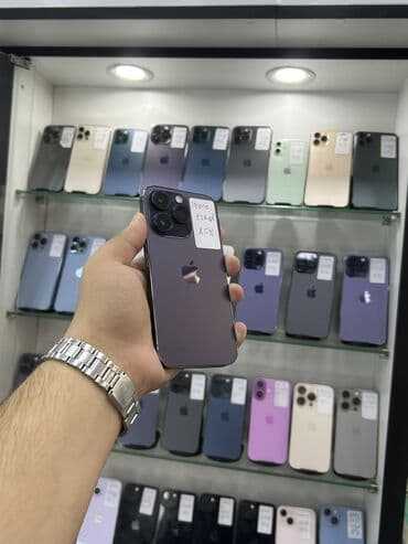 IPhone 14 Pro, 128 GB, Deep Purple, Face ID lalafo.az -da IPhone 14 Pro, 128 GB, Deep Purple, Face ID