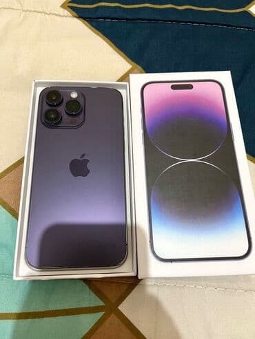 IPhone 14 Pro, Deep Purple, Face ID lalafo.az -da IPhone 14 Pro, Deep Purple, Face ID