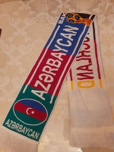 Futbol azarkeşləri üçün ikiüzlü sharf Bir üzü “AZƏRBAYCAN” lalafo.az -da Futbol azarkeşləri üçün ikiüzlü sharf Bir üzü “AZƏRBAYCAN”