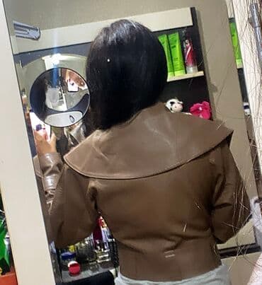 Qadın üçün qısa dəri gödəkcə - Rəng: taupe/qəhvəyi-boz ton - lalafo.az -da Qadın üçün qısa dəri gödəkcə - Rəng: taupe/qəhvəyi-boz ton -