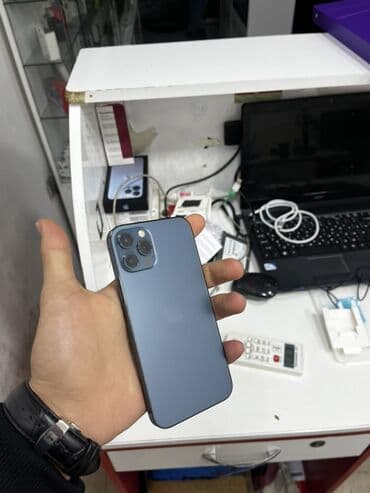 IPhone 12 Pro, 256 GB, Sierra Blue, Face ID lalafo.az -da IPhone 12 Pro, 256 GB, Sierra Blue, Face ID
