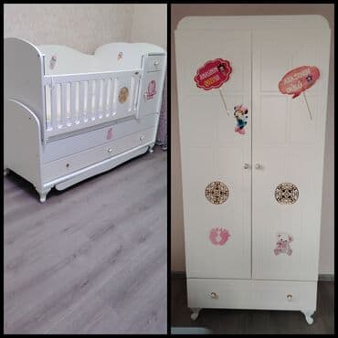 ((8683))*Asya*Beşik ve dolab. Yaxşi veziyyetdedir. Tecili satilir lalafo.az -da ((8683))*Asya*Beşik ve dolab. Yaxşi veziyyetdedir. Tecili satilir