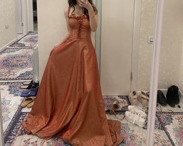 Məhsul: Parıltılı uzun ziyafət/libas - Rəng: Mis/bürünc tonlarında lalafo.az -da Məhsul: Parıltılı uzun ziyafət/libas - Rəng: Mis/bürünc tonlarında