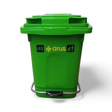 Контейнеры для отходов: 40 litrlik pedallı zibil qutusu - Həcm: 40 L - Rənglər: yaşıl və qara at lalafo.az — 1 Контейнеры для отходов: 40 litrlik pedallı zibil qutusu - Həcm: 40 L - Rənglər: yaşıl və qara — 1