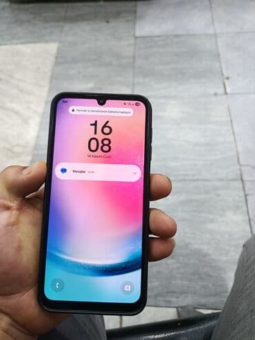 Samsung Galaxy A24 4G, 128 GB, rəng - Qara, Düyməli, Barmaq izi, İki sim kartlı lalafo.az -da Samsung Galaxy A24 4G, 128 GB, rəng - Qara, Düyməli, Barmaq izi, İki sim kartlı