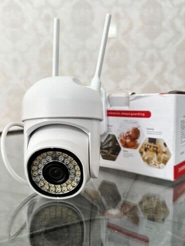 Wi‑Fi IP təhlükəsizlik kamerası - 360° fırlanan PTZ konstruksiya lalafo.az -da Wi‑Fi IP təhlükəsizlik kamerası - 360° fırlanan PTZ konstruksiya