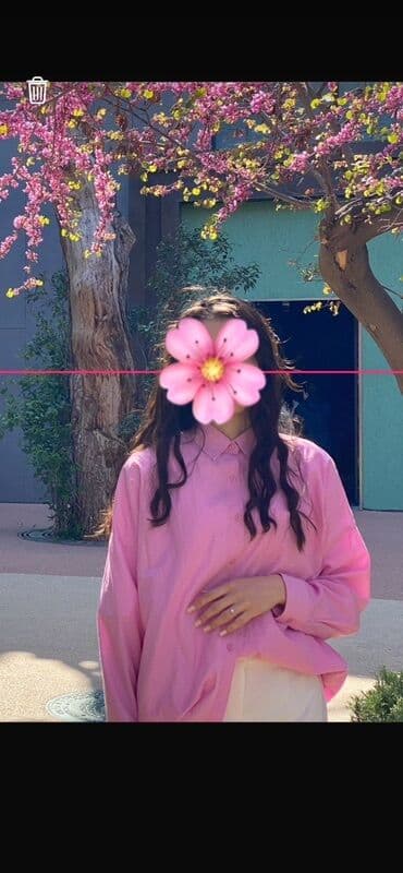 - Məhsul: Qadın üçün oversize köynək - Rəng: Açıq çəhrayı - Dizayn lalafo.az -da - Məhsul: Qadın üçün oversize köynək - Rəng: Açıq çəhrayı - Dizayn