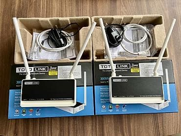 Az işlənmiş ideal vəziyyətdə TOTO LINK N300RT Wi‑Fi router-ləri lalafo.az -da Az işlənmiş ideal vəziyyətdə TOTO LINK N300RT Wi‑Fi router-ləri