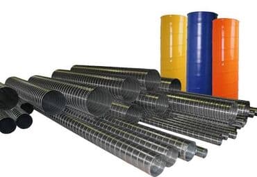 Spiral hava kanalları və borular - Material: sinklənmiş polad və lalafo.az -da Spiral hava kanalları və borular - Material: sinklənmiş polad və