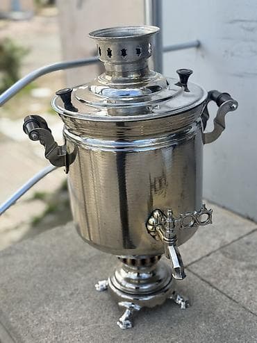 Qədim samovar, 1973 il, Latun, Vəziyyəti: Əla lalafo.az -da Qədim samovar, 1973 il, Latun, Vəziyyəti: Əla