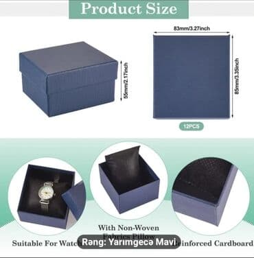 Hədiyyə qutusu, Yeni, rəng - Mavi, Ödənişli çatdırılma lalafo.az -da Hədiyyə qutusu, Yeni, rəng - Mavi, Ödənişli çatdırılma