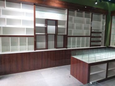 Mağaza vitrin və mebel dəsti - Material: MDF-lam və şüşə lalafo.az -da Mağaza vitrin və mebel dəsti - Material: MDF-lam və şüşə