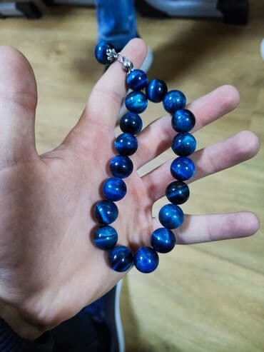 Məhsul: Mavi “pələng gözü” daşlarından tespih/aksesuar bilərzik lalafo.az -da Məhsul: Mavi “pələng gözü” daşlarından tespih/aksesuar bilərzik