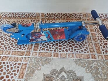 Uşaq skuter – mavi rəngdə, 3 təkərli, qatlanan model Xüsusiyyətlər: - lalafo.az -da Uşaq skuter – mavi rəngdə, 3 təkərli, qatlanan model Xüsusiyyətlər: -