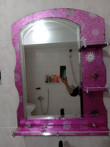 Güzgü Divar üçün, Hamam üçün, Naxışlı lalafo.az -da Güzgü Divar üçün, Hamam üçün, Naxışlı