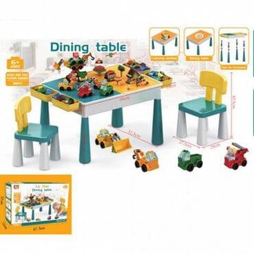 🧩 Uşaq üçün Masa + 2 Stul – Konstruktor Dəsti 6304 Oyun, yaradıcılıq lalafo.az -da 🧩 Uşaq üçün Masa + 2 Stul – Konstruktor Dəsti 6304 Oyun, yaradıcılıq