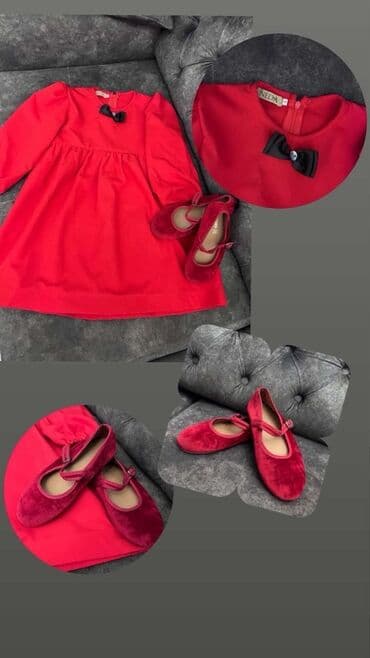 Qırmızı qız uşağı dəsti 8 yaş ayaqqabı ölçü 33 brend - Don: parlaq lalafo.az -da Qırmızı qız uşağı dəsti 8 yaş ayaqqabı ölçü 33 brend - Don: parlaq