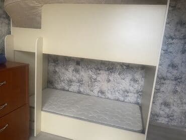 Oğlan və qız üçün, İşlənmiş, Çarpayı, Matras ilə, Siyirməsiz, Laminat lalafo.az -da Oğlan və qız üçün, İşlənmiş, Çarpayı, Matras ilə, Siyirməsiz, Laminat