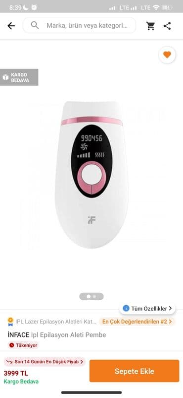 Lazer epilyatoru, Yeni, Ünvandan götürmə, Pulsuz çatdırılma, Ödənişli çatdırılma lalafo.az -da — 2 Lazer epilyatoru, Yeni, Ünvandan götürmə, Pulsuz çatdırılma, Ödənişli çatdırılma — 2